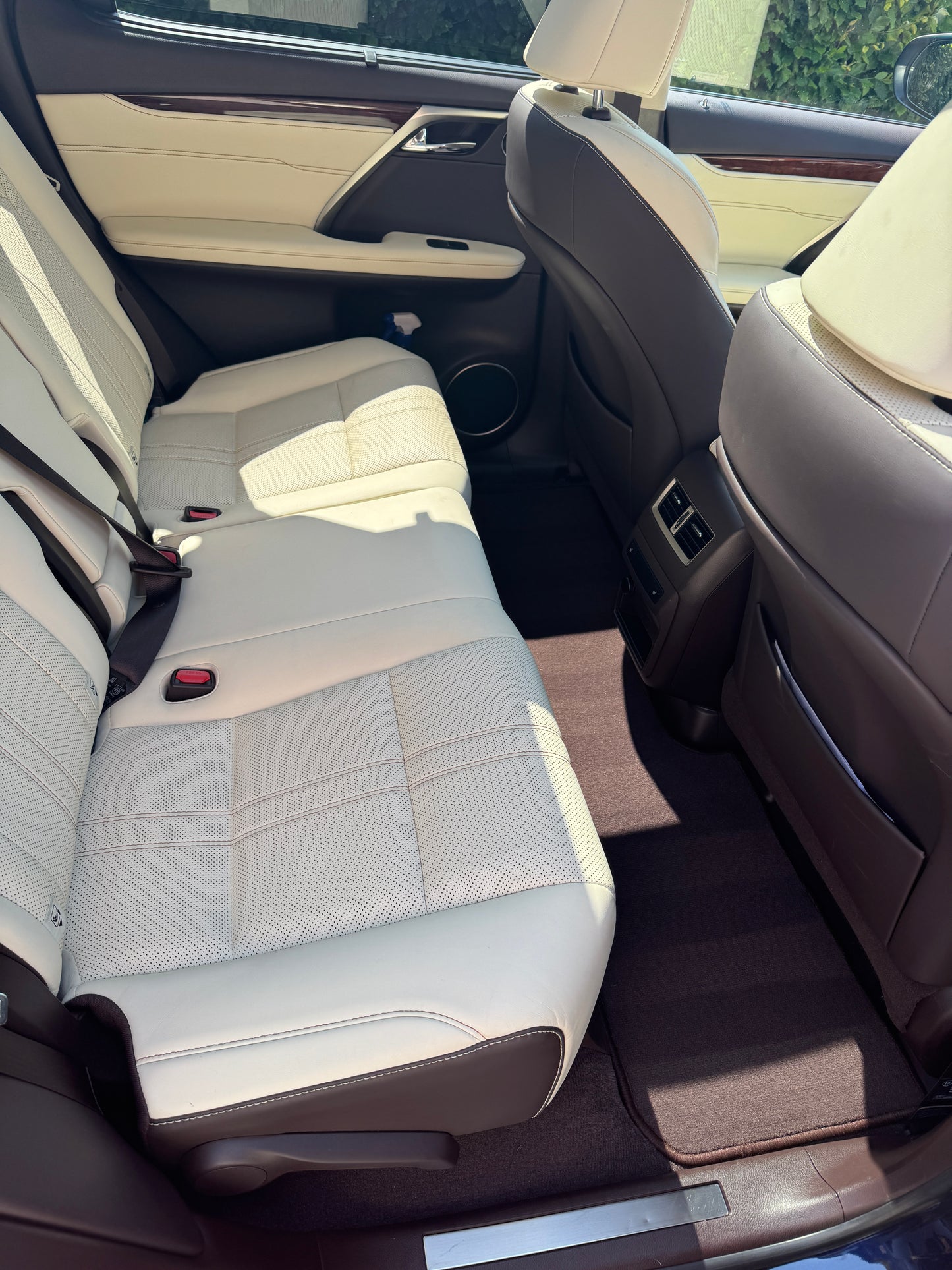 Schoon auto interieur gereinigd leer Fix & Fresh